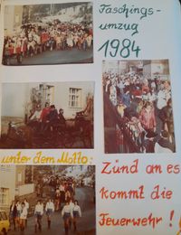Faschingsumzug 1984